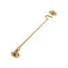 Zoo Hardware Cabin Hook (Heavyweight) 12" - Brass