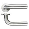 Zoo Hardware 22mm Radius Lever - Screw On Rose - Stainless Steel