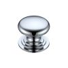 Zoo Hardware Victorian Cupboard Knob 45mm dia. - Chrome