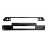 Atlantic DIN Rebate Kit for Euro Profile, Bathroom Lock, Latch, Euro Deadlock - Black Nickel