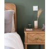 Aged Brass Hammered Mushroom Cabinet Knob 38mm