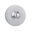 Tupai Rapido 5S Line WC Turn on 5mm Slimline Round Rose (bolt through fixing only) - Satin Chrome