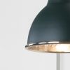 Hammered Nickel Brindley Wall Light in Dingle