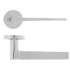 Zoo Hardware Gio Lever On Round Rose - Polished Chrome
