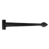 Black Smooth 18" Cast T Hinge (pair)
