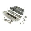 Satin SS 2½" 5 Lever BS Sash Lock KA