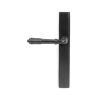 Aged Bronze Reeded Slimline Lever Latch Set
