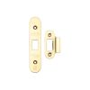 Zoo Hardware Spare Acc Pk for UK Flat Latch - contains Radius Forend, Strike and Fixing Screws