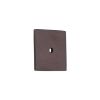 Square Backplate for Cupboard Knobs Aged Bronze