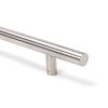 Satin Marine SS (316) 0.9m T Bar Handle Secret Fix 32mm Ø