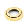 Aged Brass Newbury Lever on Rose Set (Art Deco) - Unsprung