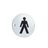 Stainless Steel Male Symbol 75mm Satin Anodised Aluminium - By Frelan Hardware - JS102SAA