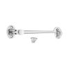 Silent Cabin Hook 6" - 150mm Satin Chrome