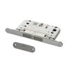 AGB Touch Magnetic Door Catch Bathroom Lock - Satin Chrome