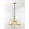 Smooth Brass Frankley Pendant