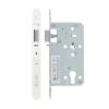 Zoo Hardware 2 Piece - DIN night latch - 72mm c/c - backset 60mm - radius - White