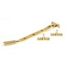 Polished Brass 8" Brompton Stay