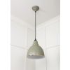 White Gloss Brindley Pendant in Tump