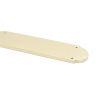 Victorian Half Round Finger Plate 300mm Polished Brass