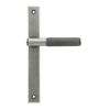 Pewter Brompton Slimline Lever Espag. Latch Set