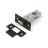 Black 2½" Tubular Mortice Latch
