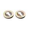 Euro Profile Escutcheon Aged Brass