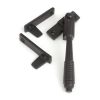Aged Bronze Night-Vent Locking Reeded Fastener