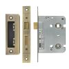 Zoo Hardware Bathroom Lock 3" - 57mm c/c - Antique Brass