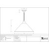 Smooth Brass Hockley Pendant