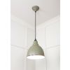 White Gloss Brindley Pendant in Tump