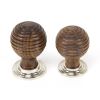 Rosewood and PN Beehive Cabinet Knob 38mm