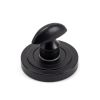 Matt Black Round Thumbturn Set (Art Deco)