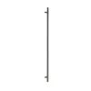 Matt Black SS (316) 1.5m Offset T Bar Handle Bolt Fix 32mm Ø