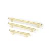 Polished Brass Full Brompton Pull Handle - Large