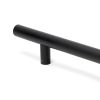 Matt Black SS (316) 1.2m T Bar Handle Secret Fix 32mm Ø