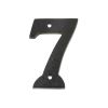 Zoo Hardware Numeral - No. 7 - 4" - Black