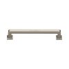 Heritage Brass Cabinet Pull Square Vintage Design 152mm CTC Satin Nickel Finish