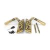 Aged Brass Newbury Lever Euro Lock Set