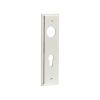 Burlington II Lever Plate Choices Din Euro Polished Nickel - By Frelan Hardware - BUR455PN