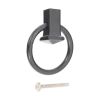 Quadrate Ring Drop Pull Matt Black