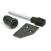 Pewter Key-Flush Sash Stop