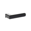 Forme Alila Lever Door Handle on Concealed Square Rose - Matt Black (Pair)