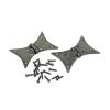 Pewter 3" Butterfly Hinge (pair)