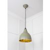 Hammered Brass Brindley Pendant in Tump