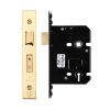 Zoo Hardware 3 Lever Sash Lock - 76mm C/W PVD Forend and Strike