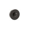 Senza Pari Key Escutcheons on Round Rose - Antique Brass