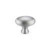 Zoo Hardware Oval Cupboard Knob 32mm dia - Satin