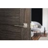 Oro&Oro Unica Lever Door Handle on Square Rose - Satin Chrome