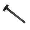 Hook and Band Hinge - Cranked 24" - 600mm Black