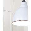 White Gloss Brindley Pendant in Birch